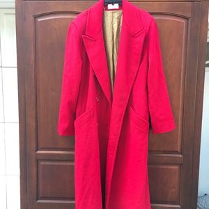 Red Wool coat